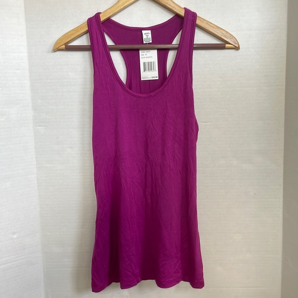 NWT OM Yoga Top purple size M